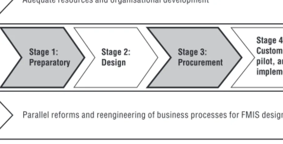 Figure 2. A framework for introducing an FMIS 
