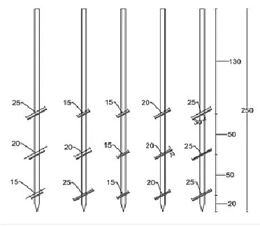 Fig. 1. Configuration of helical pile 