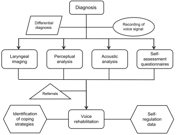 Figure 1 Flowchart with strategies to improve FD patient outcome.Abbreviation: FD, functional dysphonia.