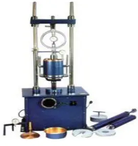Fig 1 : CBR Testing Machine 