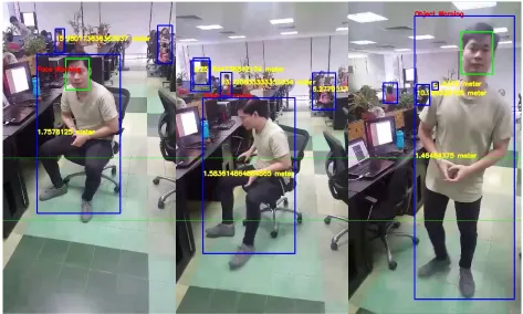 Fig. 4. Experimental results in offices. 