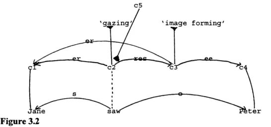 Figure 3.2 is a schematic representation o f the grammatically relevant elements o f the  meaning of physical perception SEE