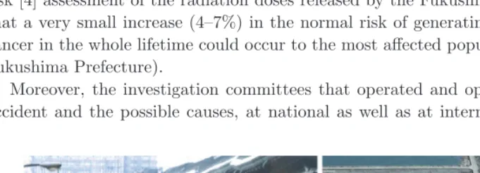 Fig. 10. – Eﬀects of the earthquake and corresponding tsunami in Japan on March 11, 2011.