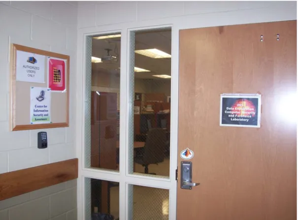 Figure 5. Secured CISA Lab Entry 