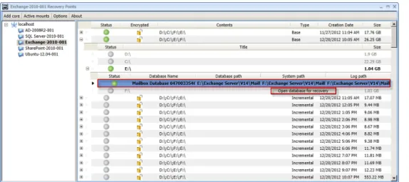 Figure 5: LMU offering the Mailbox Recovery for Exchange tool