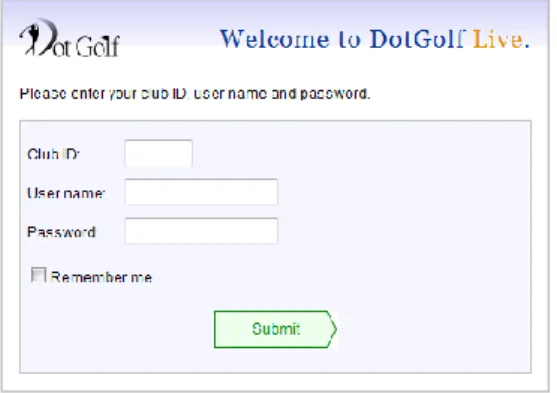 Figure 1 - Login Window 