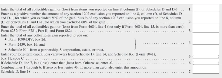 Figure the amount of gain treated as unre- line 22 or line 24 of your 2006 Form 4797
