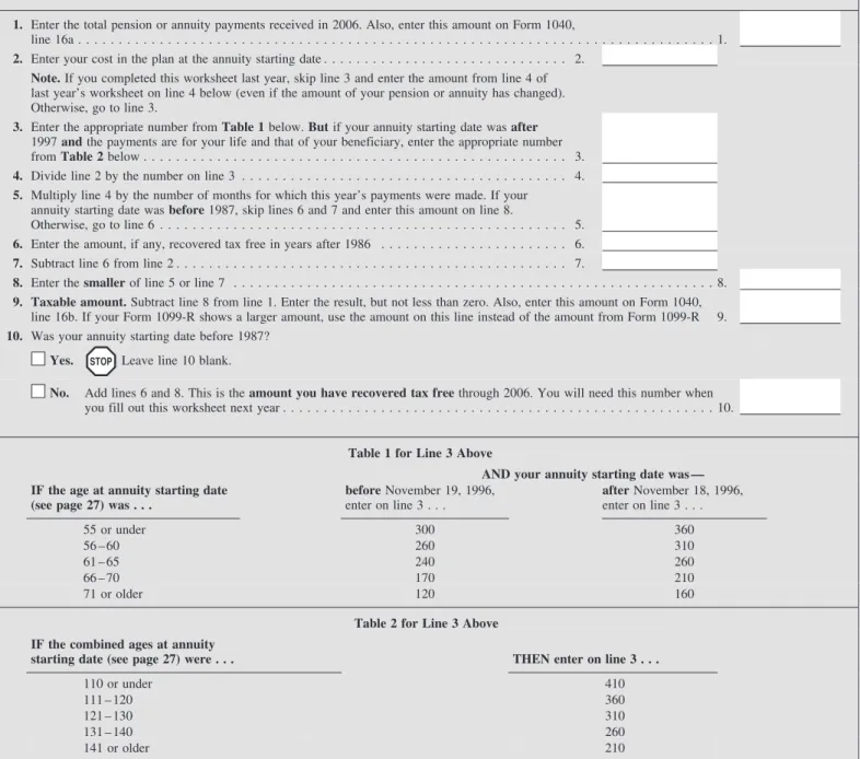 Table 1 for Line 3 Above