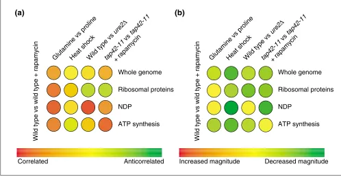 Figure 3An illustration of the use of the colorimetric comparison array (CCA) to infer information about a cellular signaling network