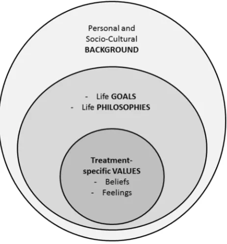 Figure 1. A conceptual model of patient values.