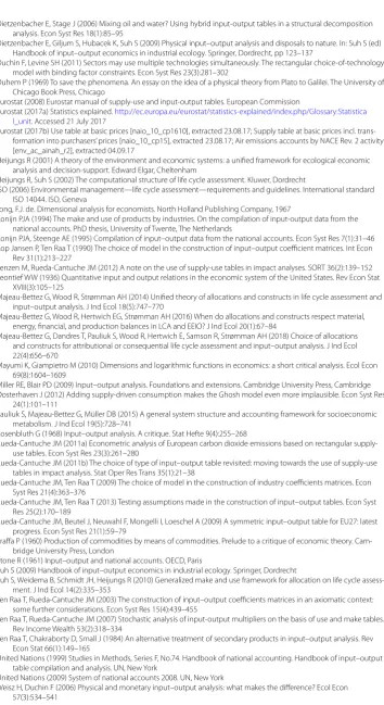 tables in impact analysis. Stat Oper Res Trans 35(1):21–38