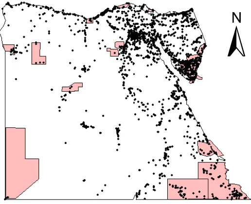 Figure 5: Species richness for predicting current distributions: (A) probability richness map resulting from summing all individual species probability maps then rescaled to the same range as that of the binary map; (B) binary richness map, produced from a