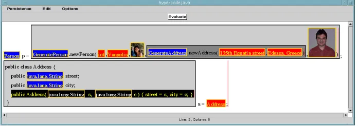 Fig. 6. Example of Hyper-Code Representation in PJama