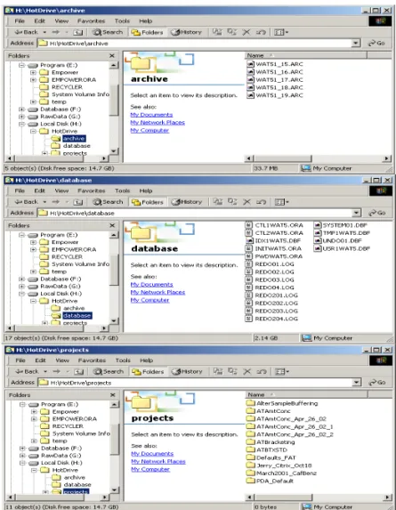 Figure 3-3  Hot Drive Backup Set Structure