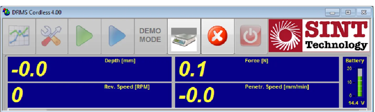 Figure 15 – battery down alarm window 