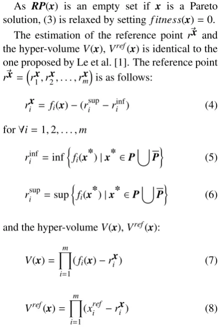 Fig. 1: The ﬁtness assignment in HVEA.