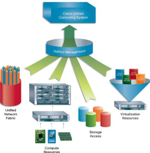 Figure 13) Cisco Unified Computing System (graphic provided by Cisco). 