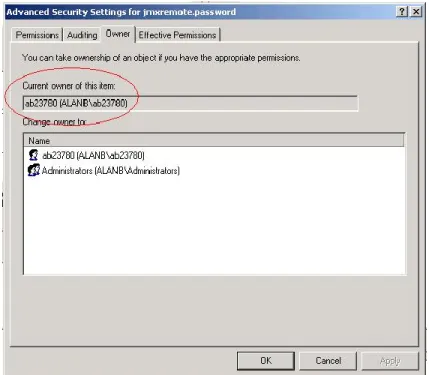 Figure 6: Verfying whether the Owner of the file is the same as the application Owner 