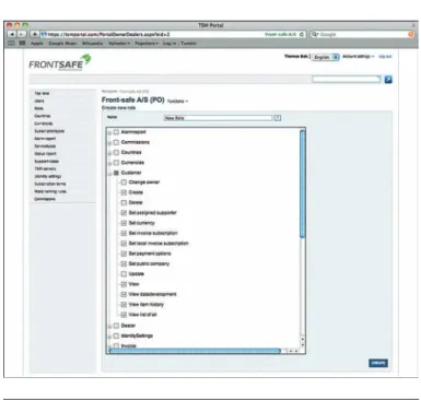 Figure 6 shows an example of the “create new role” 