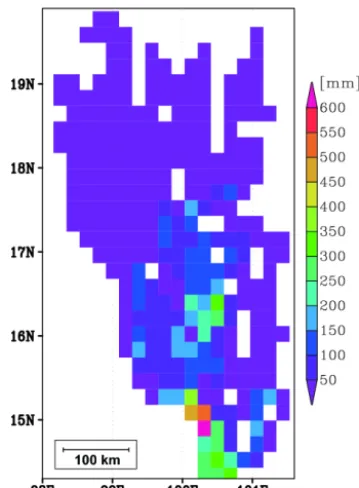 Figure 6. Averaged annual evapotranspiration by the IHM simula-tions and how it differs from the FRM (IHM-FRM).