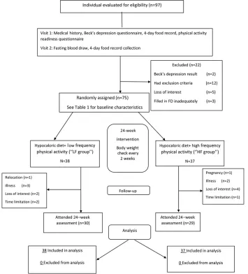 FIGURE 1Screening, enrollment, random assignment, and follow-up of study participants