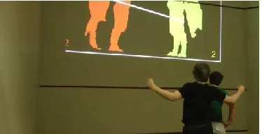 Figure 4. A player trying to make themselves as big as possible 