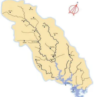 Fig. 1  The sketch map for ZhangHe Catchment. 