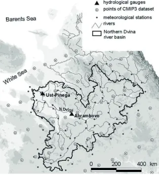 Fig. 1 The Northern Dvina River basin. 