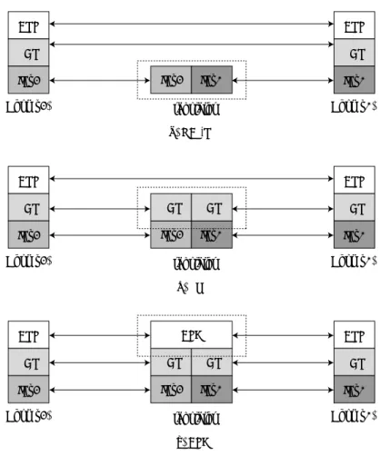 Figure 5 outlines the processing of VoIP trans- trans-lation cooperation with SIP-ALG (GeoServe)