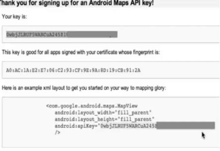 Figure 1: MD5 Code and API Key