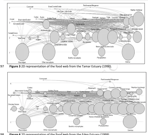 Figure 4ACCEPTED 2D representation of the food web from the Eden Estuary (1999). 