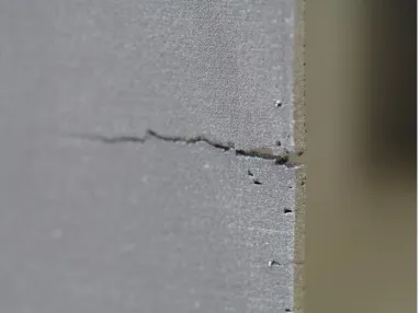 Figure 1 - Failure during manufacturing of a Ti-6Al-4V component caused by the build-up of residual stress