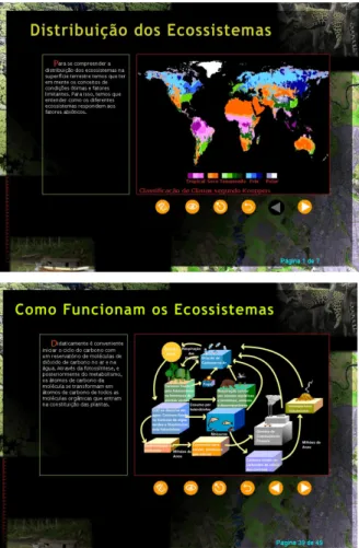 Figure 2. Examples of content material focusing on preservation and conservation.