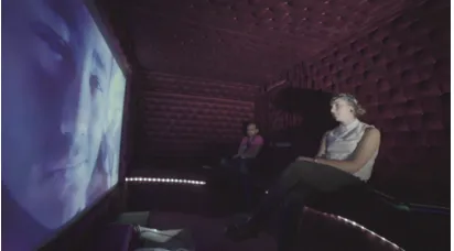 Figure 1: The #Scanners ﬁlm shot as four layers synchronized through 18 scenes, with scene cuts aligned between layers
