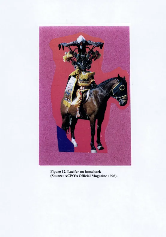 Figure 12. Lucifer on horseback (Source: ACFO's Official Magazine 1998). 