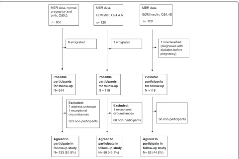 Figure 1 Recruitment procedures of participants in follow-up study.