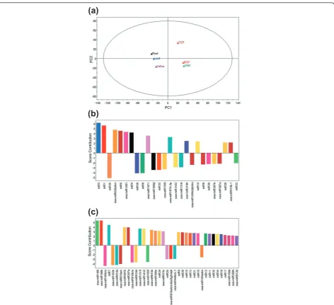 Figure 3 Principal component analysis of all kn-miRs and nov-miRs from the six examined samples