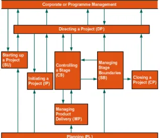 Figure 1. Process overview of PRINCE2.