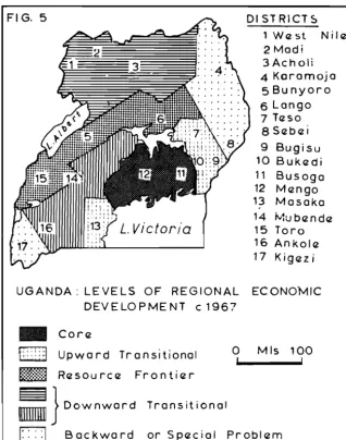 FIG. 5 DISTRICTS 