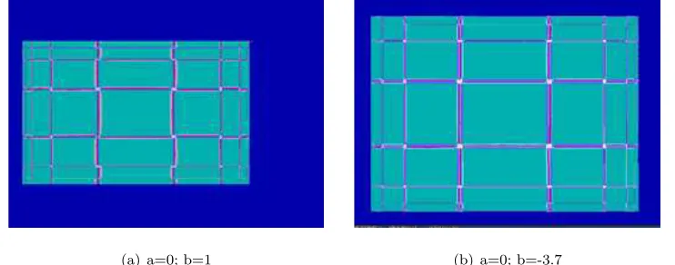 Figure 3. Basins and critical curves.