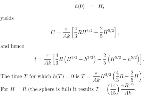 Figure 13: Spherical reservoir