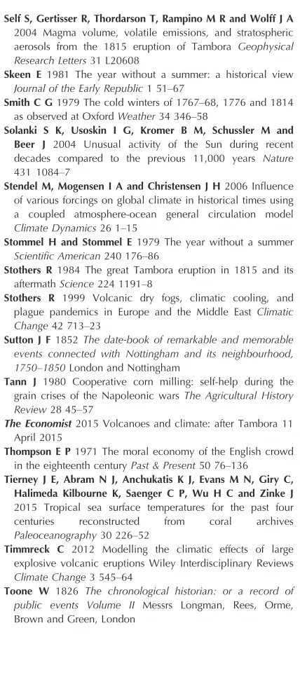 Table S1 Extreme weather events in the UK, 1809–1818.
