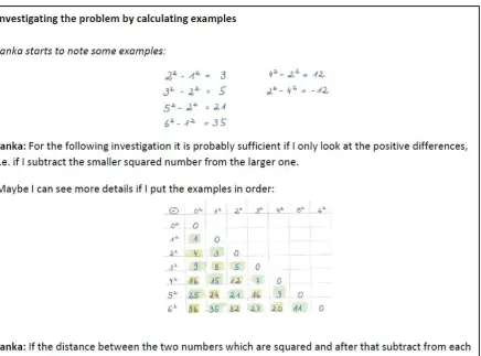 Fig. 4 Part of the heuristic worked example presented to the other learner from the dyad