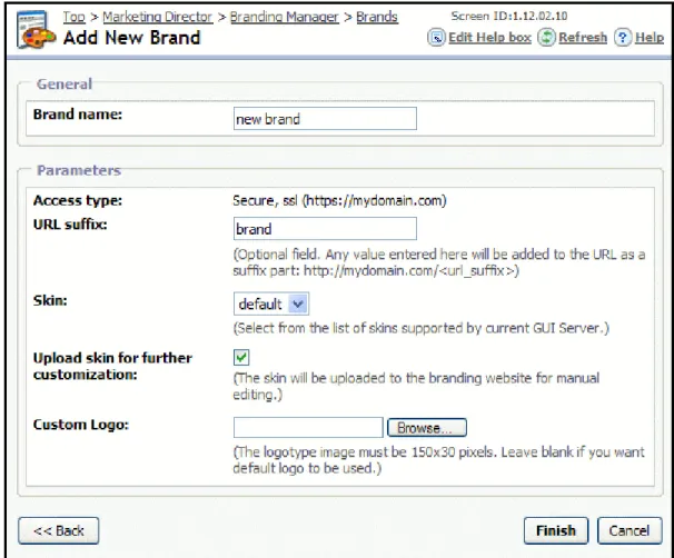 Figure 9: Adding New Brand 