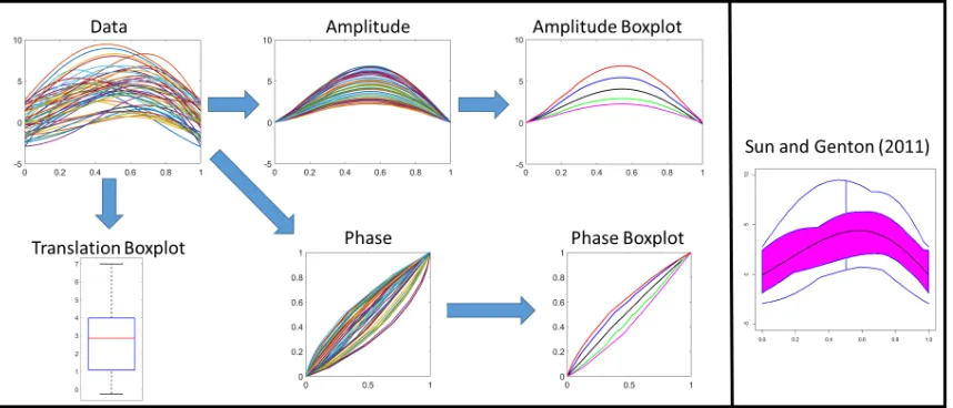 Figure 1: Visualization of functional data in the presence of temporal variability.The pro-