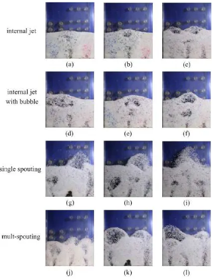 Figure 4 Typical flow pattern images. 