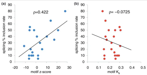Figure 5Experimentally verified ESEs are preferentially conserved by natural selection