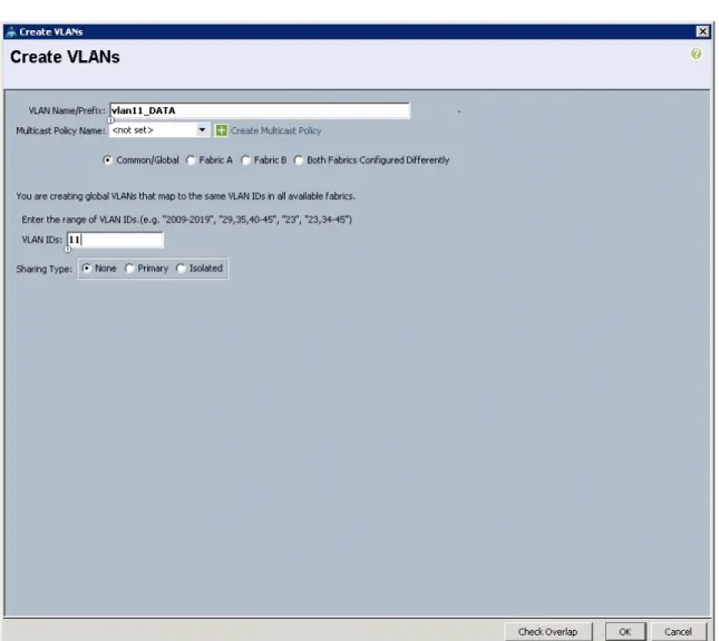 Figure 15 Creating VLAN Data