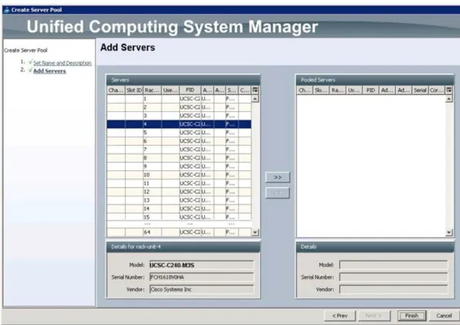 Figure 18 Adding Servers to the Server Pool