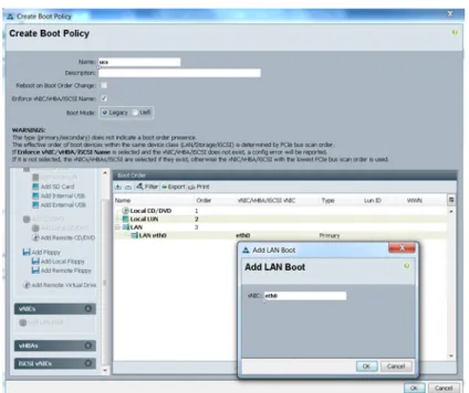 Figure 30 Creating Boot Policy Part 2